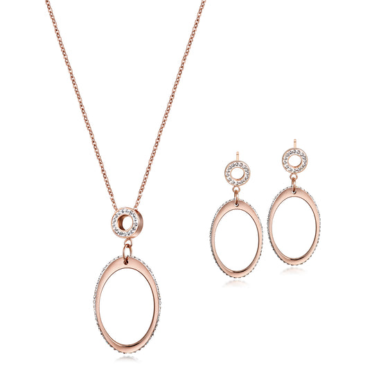 Oval Pendant Set