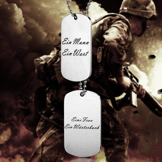 Load image into Gallery viewer, Bespoke Tag Pendant Necklace
