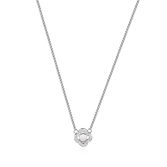 Load image into Gallery viewer, CZ Clover Necklace
