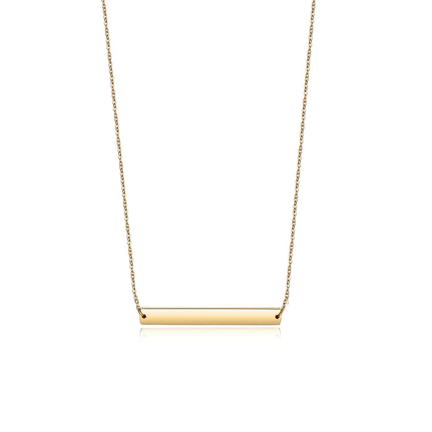 Engravable Bar Necklace