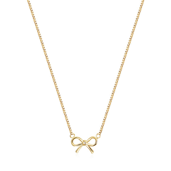 Dainty Bow Necklace