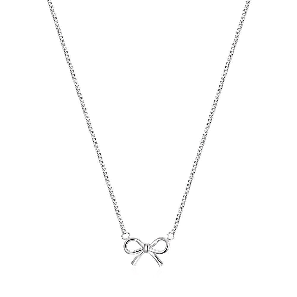 Load image into Gallery viewer, Dainty Bow Necklace
