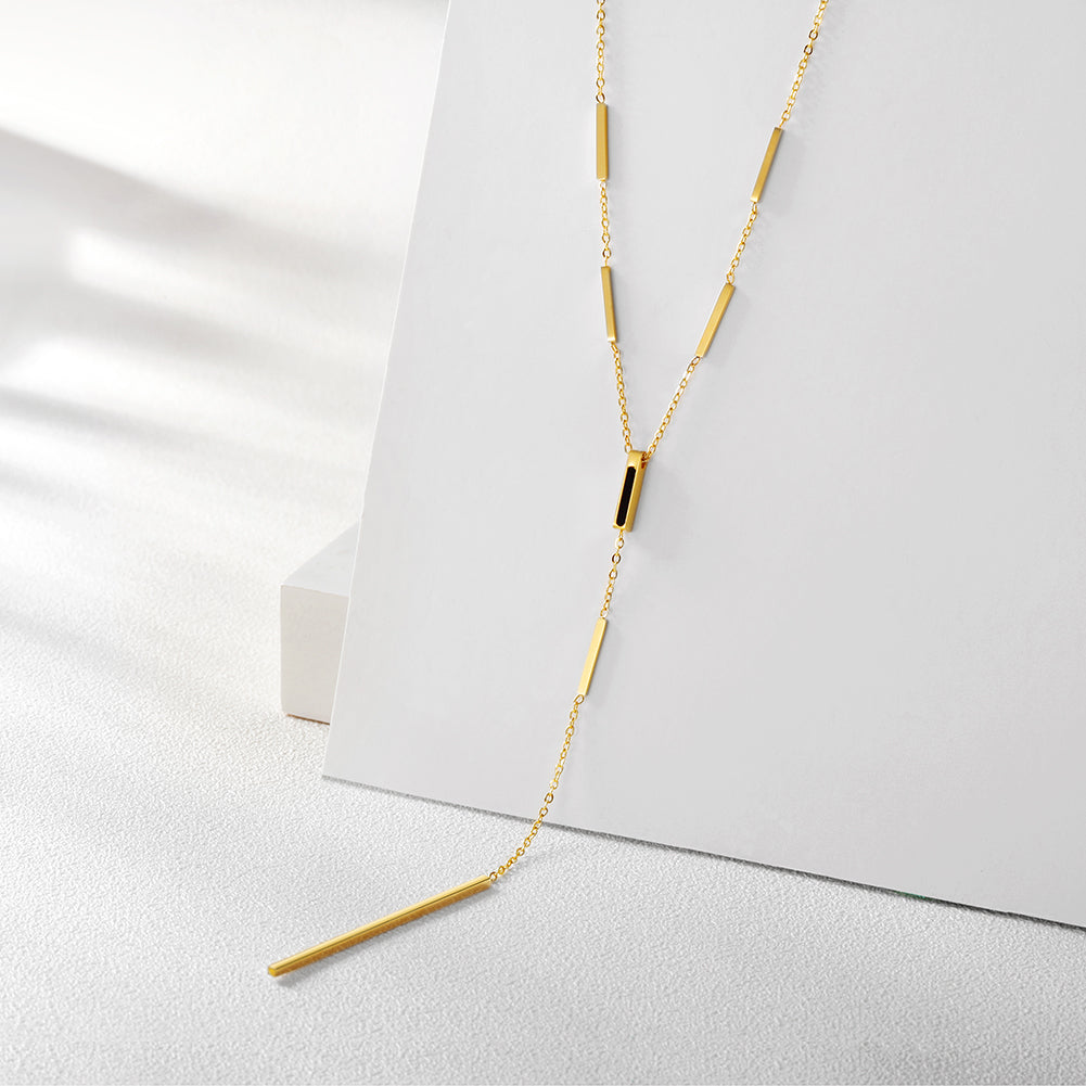 Load image into Gallery viewer, Linear Y-Necklace
