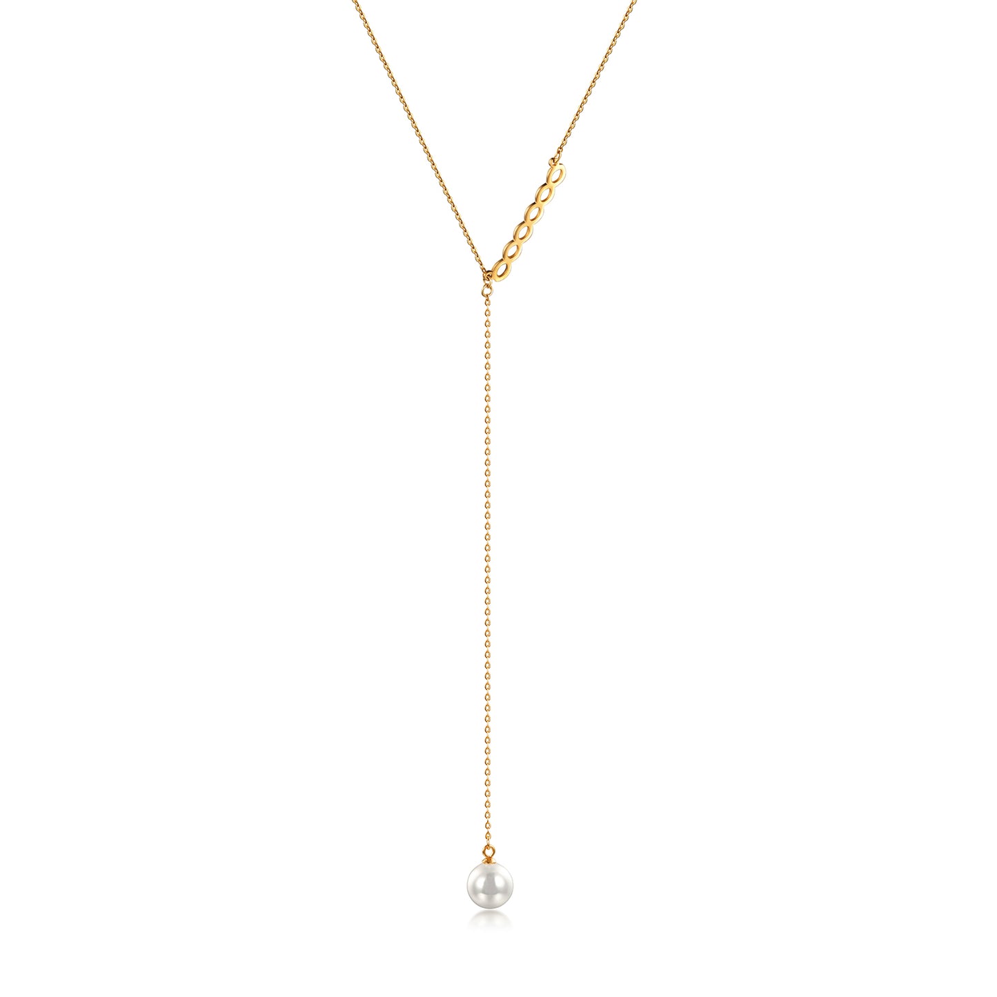 Pearl Lariat Necklace