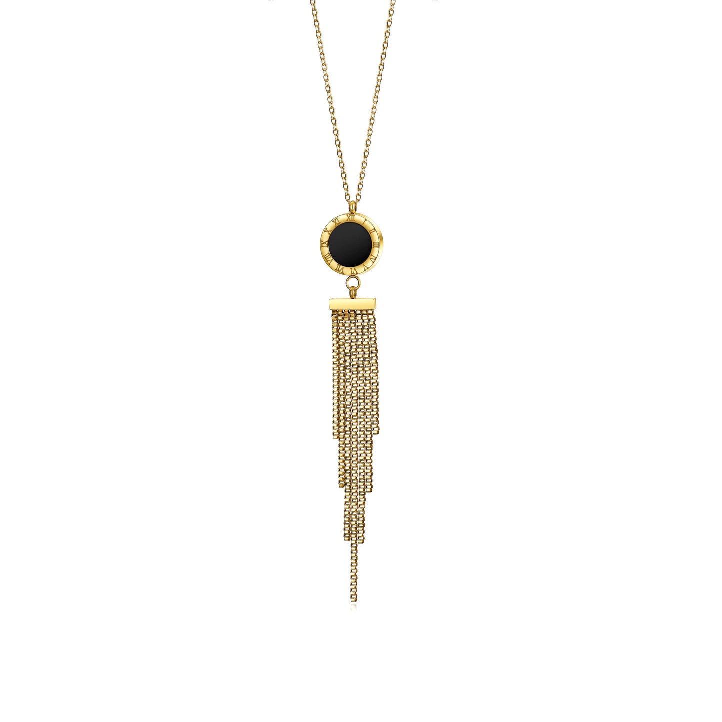 Load image into Gallery viewer, Long Tassel Pendant Necklace
