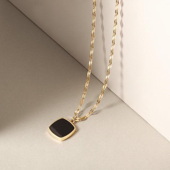 Load image into Gallery viewer, Square Opal Necklace
