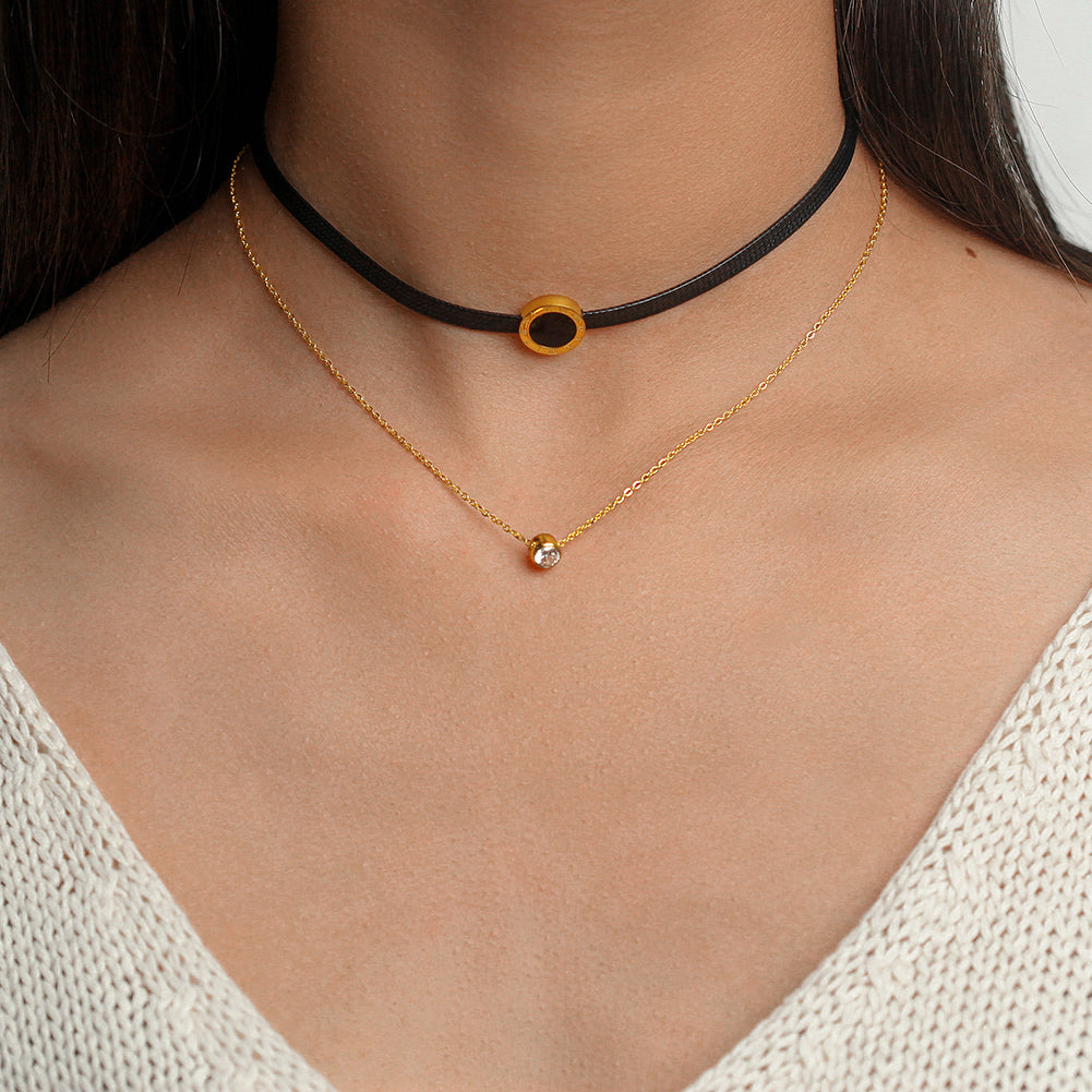 Layered Choker Necklace