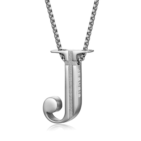 J-shaped Pendant Necklace