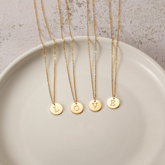 Gold Initial Charmy Necklace