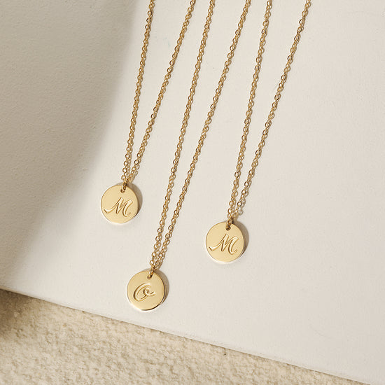 Gold Initial Charmy Necklace