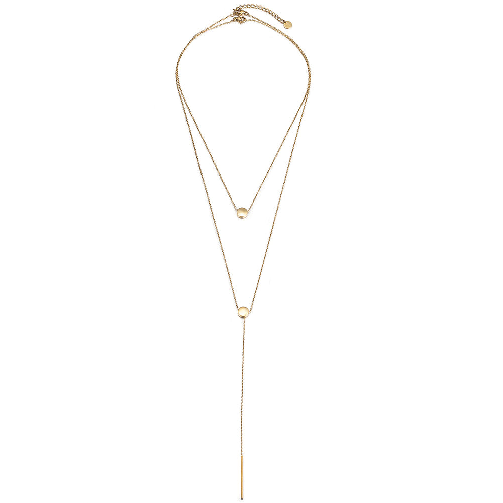 Layered Lariat Necklace