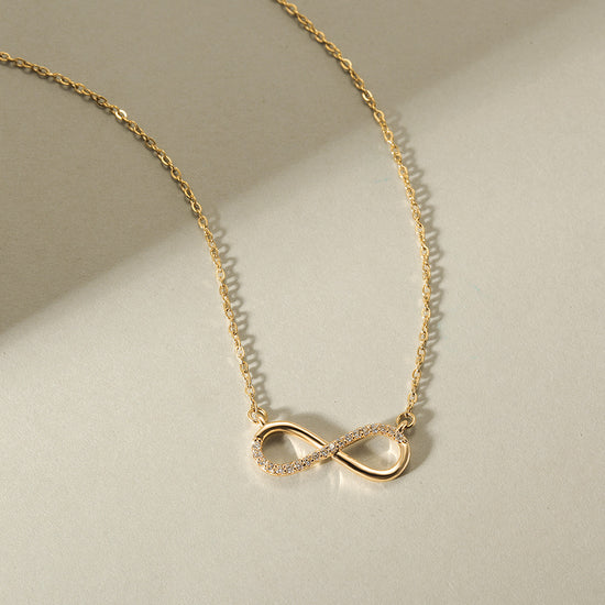 Infinity CZ Necklace