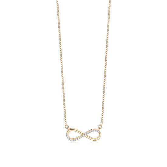 Infinity CZ Necklace