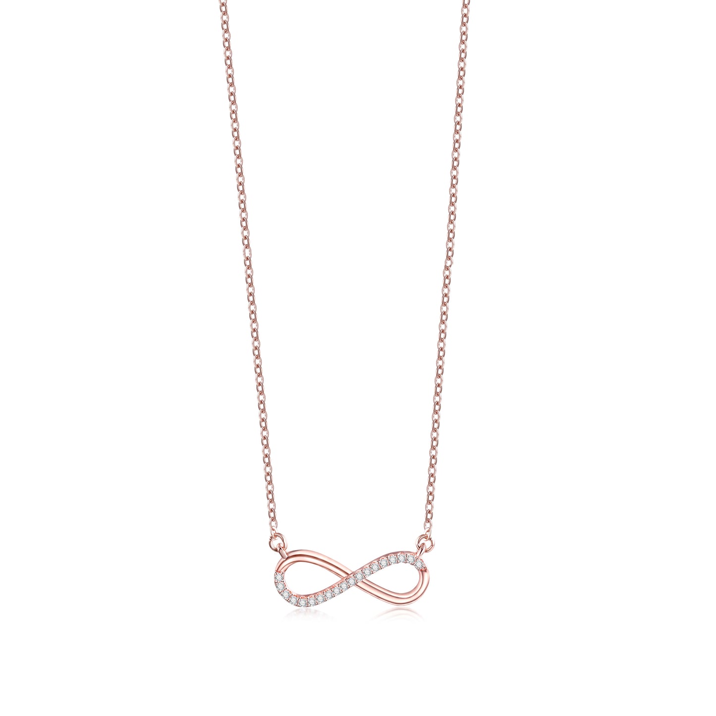 Infinity CZ Necklace