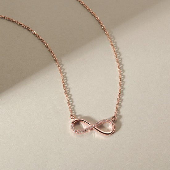 Infinity CZ Necklace