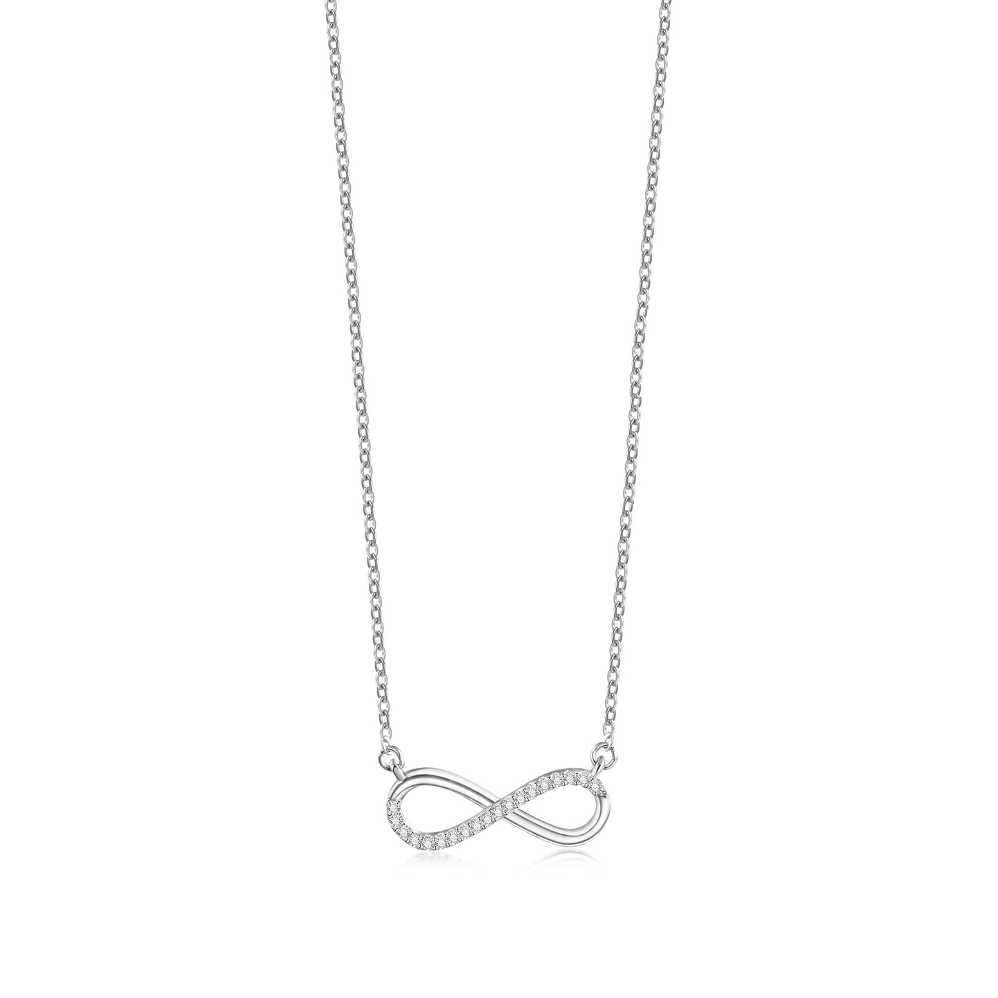 Infinity CZ Necklace