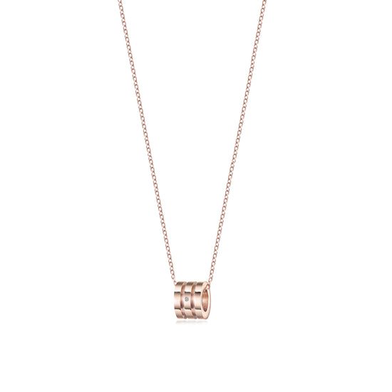 ZERO CZ ROSE GOLD NECKLACE