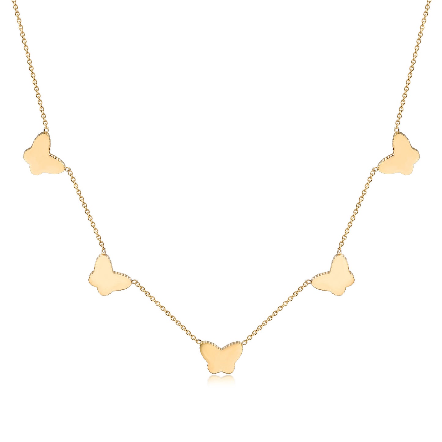 Butterfly Pendant in 18k Gold