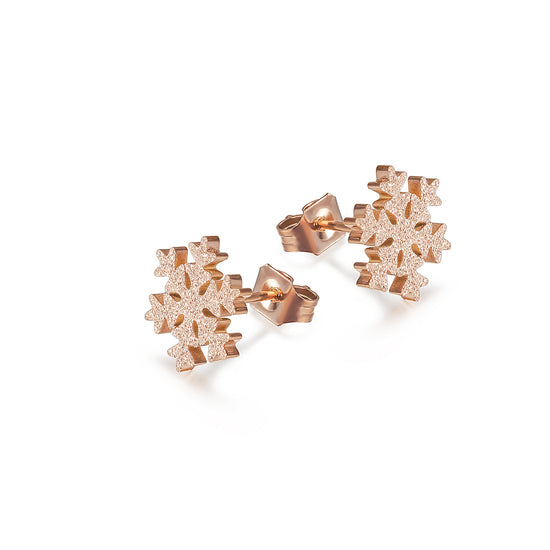 Snowflake CZ Studs