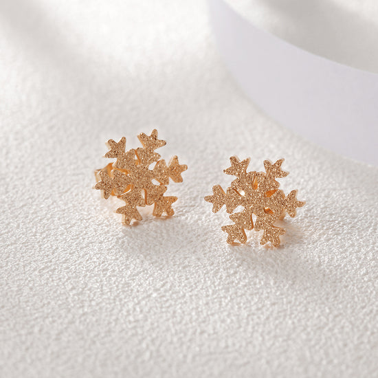 Snowflake CZ Studs