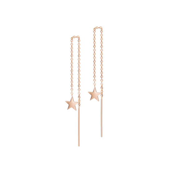 STAR THREADER EARRINGS