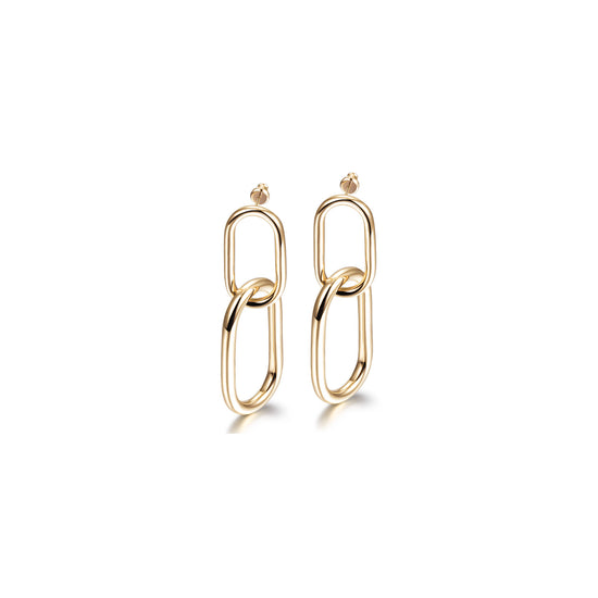 Interlocking Hoop Earrings