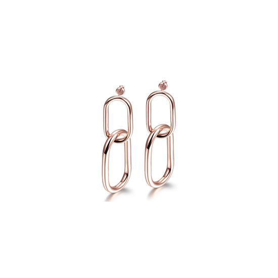 Interlocking Hoop Earrings