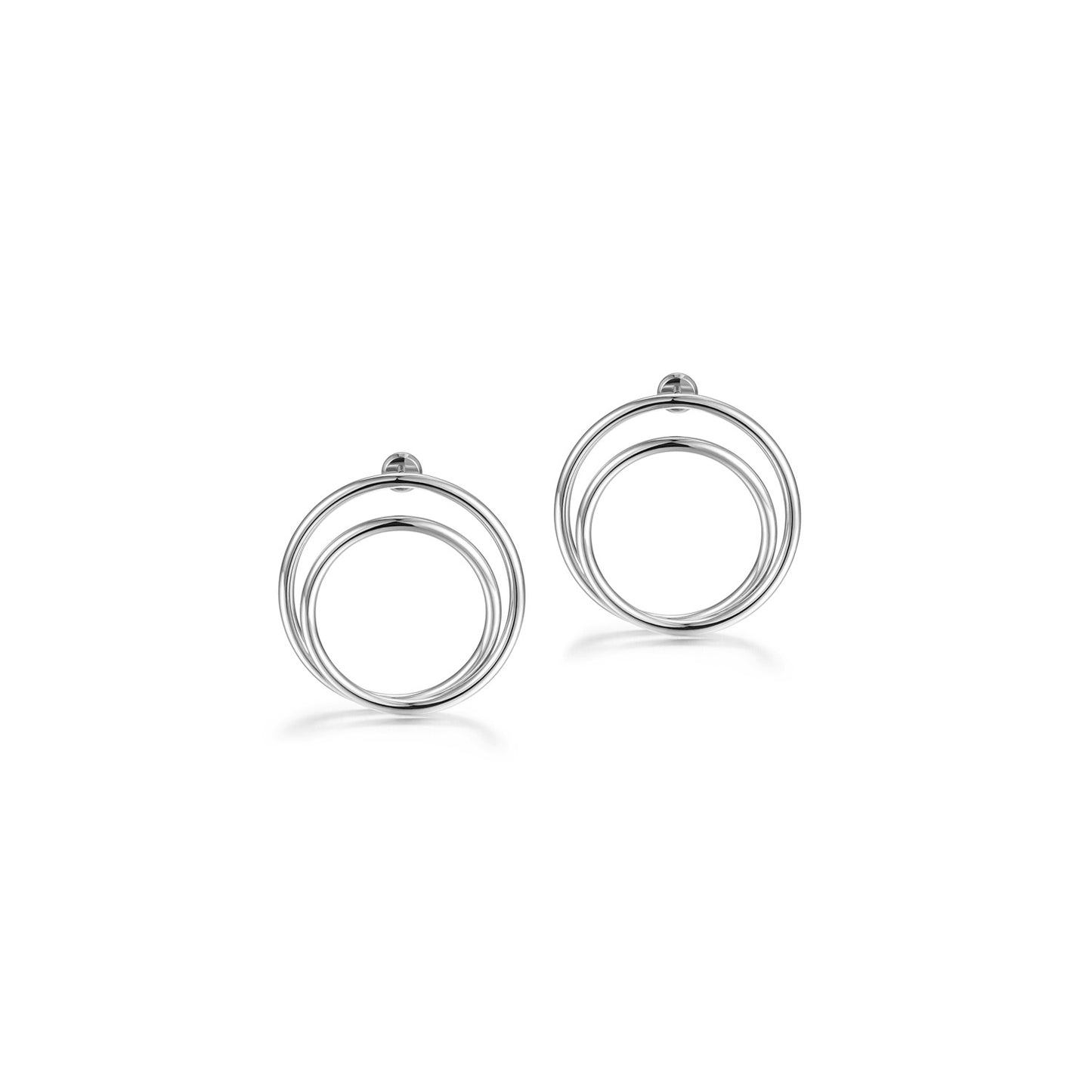 Double Layered Hoop Earrings