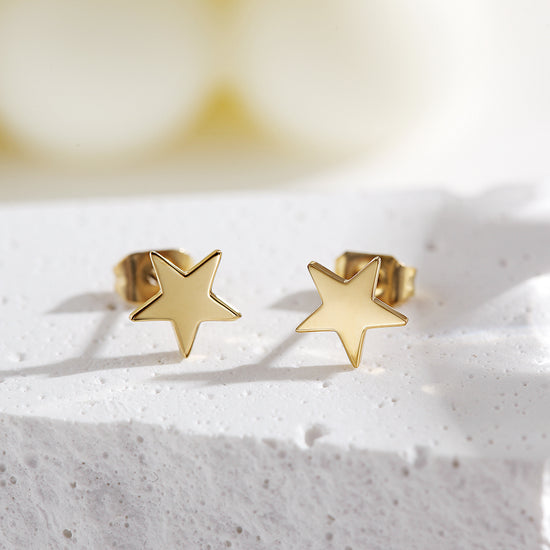 Star Stud Post Earrings