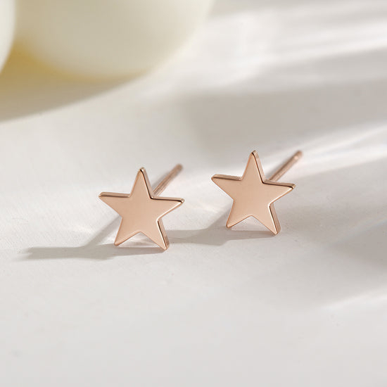 Load image into Gallery viewer, Star Stud Post Earrings
