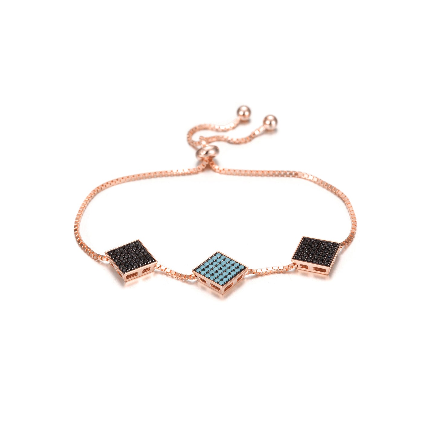 Load image into Gallery viewer, TRIPLE SQUARE BRACELET
