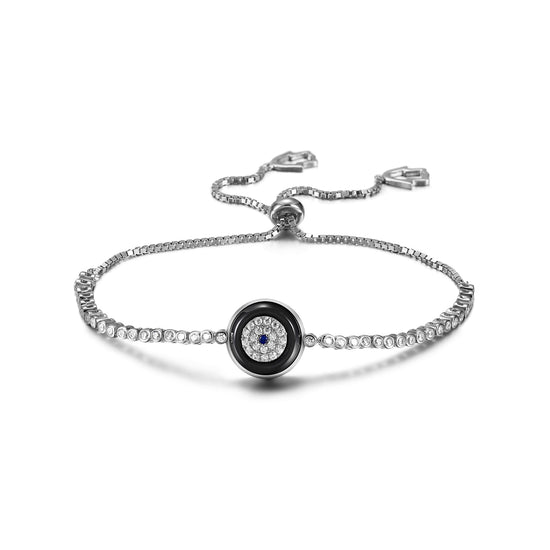18k Gold Layered Guadalupe and Evil Eye Charm Bracelet, Lady of Guadal –  Bella Joias Miami