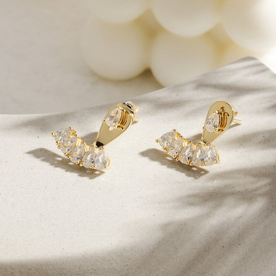 PAVÉ EAR JACKET EARRINGS