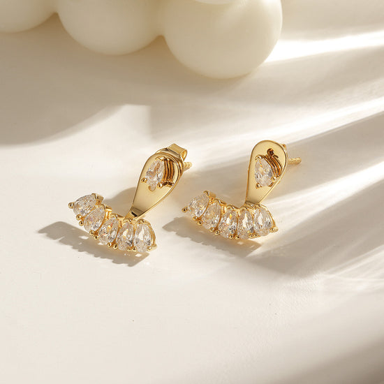 PAVÉ EAR JACKET EARRINGS