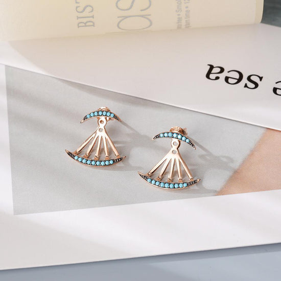 Load image into Gallery viewer, PAVÉ Eyelashes Earrings
