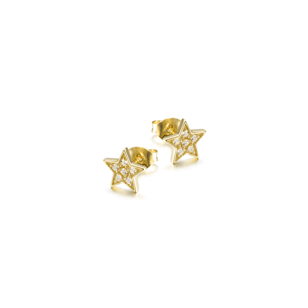 Star Shimmer Stud Earrings