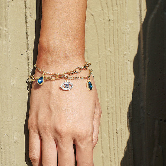evil eye bracelet. | Rebekajewelry