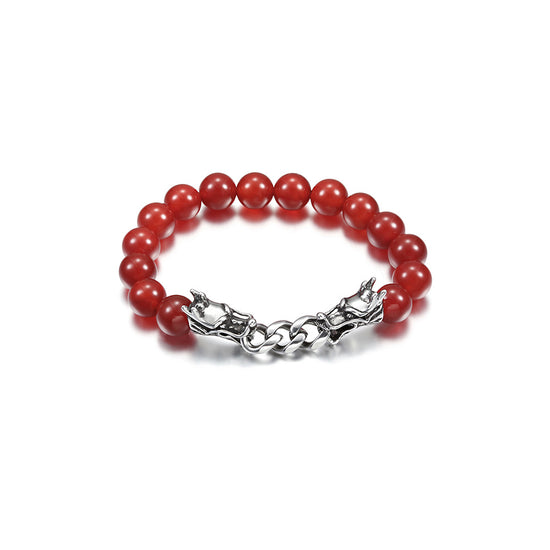 Red Agate Dragon powerful Bracelet