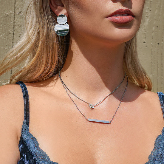 Engravable Bar Necklace