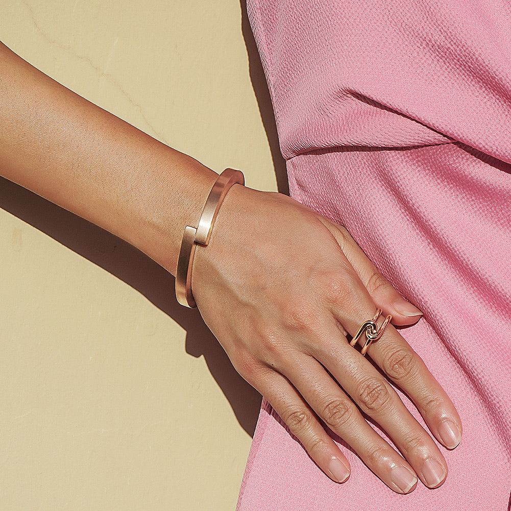 Rose Gold Love Knot Ring