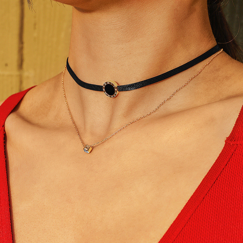 Layered Choker Necklace